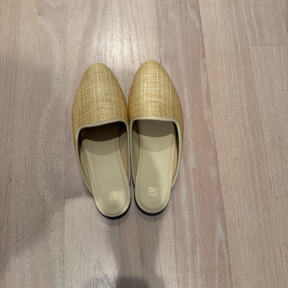 Toteme Elegant Tan Slip-On Loafers